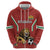 Custom Bulgaria Football Hoodie The Lions Come Champions Red Version