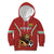 Custom Bulgaria Football Kid Hoodie The Lions Come Champions Red Version