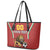 Custom Bulgaria Football Leather Tote Bag The Lions Come Champions Red Version