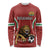 Custom Bulgaria Football Long Sleeve Shirt The Lions Come Champions Red Version