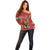 Custom Bulgaria Football Off Shoulder Sweater The Lions Come Champions Red Version