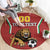 Custom Bulgaria Football Round Carpet The Lions Come Champions Red Version - Wonder Print Shop