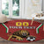 Custom Bulgaria Football Round Carpet The Lions Come Champions Red Version - Wonder Print Shop