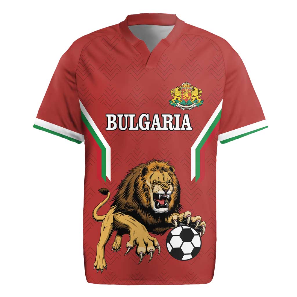 Custom Bulgaria Football Rugby Jersey The Lions Come Champions Red Version - Wonder Print Shop