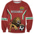 Custom Bulgaria Football Sweatshirt The Lions Come Champions Red Version - Wonder Print Shop