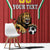 Custom Bulgaria Football Window Curtain The Lions Come Champions Red Version - Wonder Print Shop