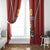 Custom Bulgaria Football Window Curtain The Lions Come Champions Red Version - Wonder Print Shop