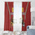 Custom Bulgaria Football Window Curtain The Lions Come Champions Red Version - Wonder Print Shop