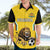 Custom Bulgaria Football Hawaiian Shirt The Lions Come Champions Yellow Version