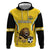 Custom Bulgaria Football Hoodie The Lions Come Champions Yellow Version