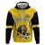 Custom Bulgaria Football Hoodie The Lions Come Champions Yellow Version