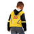 Custom Bulgaria Football Kid Hoodie The Lions Come Champions Yellow Version