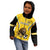 Custom Bulgaria Football Kid Hoodie The Lions Come Champions Yellow Version