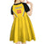 Custom Bulgaria Football Kid Short Sleeve Dress The Lions Come Champions Yellow Version