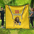 Custom Bulgaria Football Quilt The Lions Come Champions Yellow Version - Wonder Print Shop