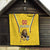 Custom Bulgaria Football Quilt The Lions Come Champions Yellow Version - Wonder Print Shop