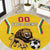 Custom Bulgaria Football Round Carpet The Lions Come Champions Yellow Version - Wonder Print Shop