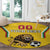 Custom Bulgaria Football Round Carpet The Lions Come Champions Yellow Version - Wonder Print Shop