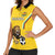 Custom Bulgaria Football Women Sleeveless Polo Shirt The Lions Come Champions Yellow Version - Wonder Print Shop