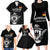 Custom Germany Rugby Family Matching Long Sleeve Bodycon Dress and Hawaiian Shirt Black Eagles Special Style