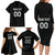 Custom Germany Rugby Family Matching Long Sleeve Bodycon Dress and Hawaiian Shirt Black Eagles Special Style