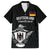 Custom Germany Rugby Family Matching Off The Shoulder Long Sleeve Dress and Hawaiian Shirt Black Eagles Special Style