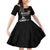 Custom Germany Rugby Family Matching Off Shoulder Short Dress and Hawaiian Shirt Black Eagles Special Style