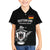 Custom Germany Rugby Family Matching Off Shoulder Short Dress and Hawaiian Shirt Black Eagles Special Style