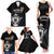 Custom Germany Rugby Family Matching Tank Maxi Dress and Hawaiian Shirt Black Eagles Special Style