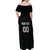 Custom Germany Rugby Off Shoulder Maxi Dress Black Eagles Special Style