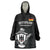 Custom Germany Rugby Wearable Blanket Hoodie Black Eagles Special Style