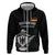 Custom Germany Rugby Zip Hoodie Black Eagles Special Style - Wonder Print Shop