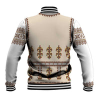 Hutsul Keptar Ukraine Baseball Jacket Carpathian Folk Embroidery Heritage Style - Wonder Print Shop