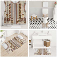 Hutsul Keptar Ukraine Bathroom Set Carpathian Folk Embroidery Heritage Style - Wonder Print Shop