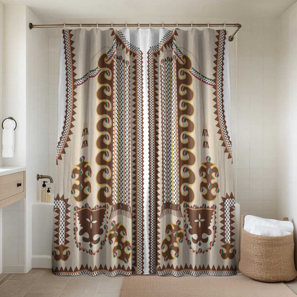 Hutsul Keptar Ukraine Bathroom Set Carpathian Folk Embroidery Heritage Style - Wonder Print Shop