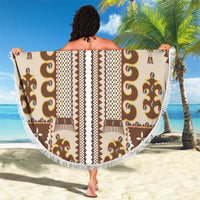 Hutsul Keptar Ukraine Beach Blanket Carpathian Folk Embroidery Heritage Style - Wonder Print Shop