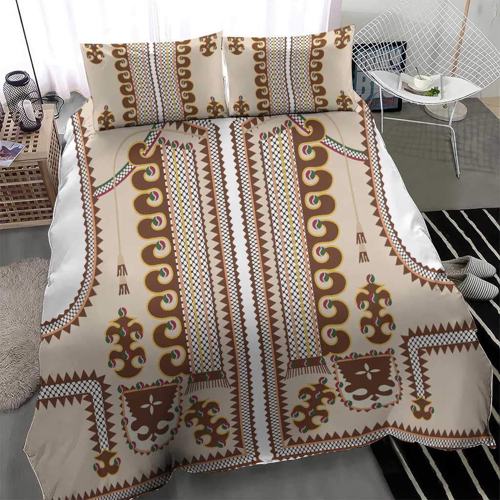 Hutsul Keptar Ukraine Bedding Set Carpathian Folk Embroidery Heritage Style - Wonder Print Shop