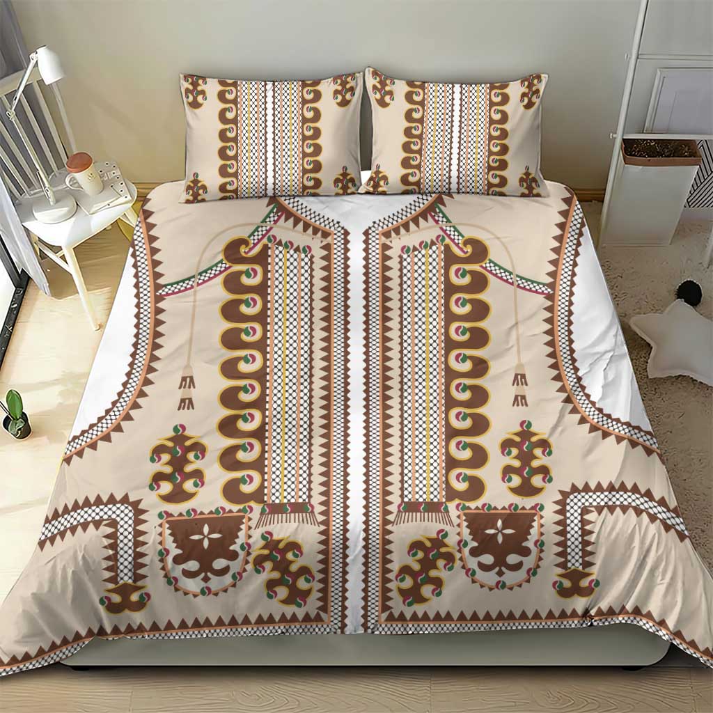 Hutsul Keptar Ukraine Bedding Set Carpathian Folk Embroidery Heritage Style - Wonder Print Shop