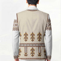 Hutsul Keptar Ukraine Blazer Carpathian Folk Embroidery Heritage Style - Wonder Print Shop