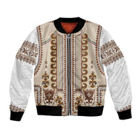 Hutsul Keptar Ukraine Bomber Jacket Carpathian Folk Embroidery Heritage Style - Wonder Print Shop