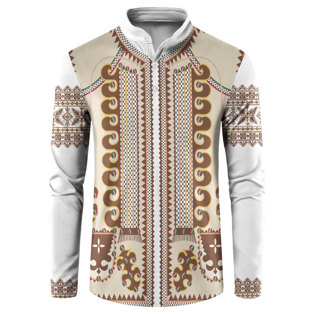 Hutsul Keptar Ukraine Button Sweatshirt Carpathian Folk Embroidery Heritage Style - Wonder Print Shop