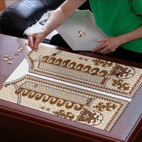 Hutsul Keptar Ukraine Puzzle Carpathian Folk Embroidery Heritage Style - Wonder Print Shop