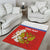 Personalized Russia Area Rug Coat Of Arms With Chamomile Flower