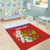 Personalized Russia Area Rug Coat Of Arms With Chamomile Flower