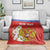 Personalized Russia Blanket Coat Of Arms With Chamomile Flower