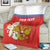 Personalized Russia Blanket Coat Of Arms With Chamomile Flower