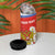 Personalized Russia 4 in 1 Can Cooler Tumbler Coat Of Arms With Chamomile Flower