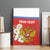 Personalized Russia Canvas Wall Art Coat Of Arms With Chamomile Flower