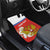 Personalized Russia Car Mats Coat Of Arms With Chamomile Flower