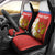 Personalized Russia Car Seat Cover Coat Of Arms With Chamomile Flower